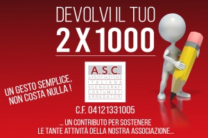 DEVOLVI IL TUO 2 PER MILLE ALL' ASC